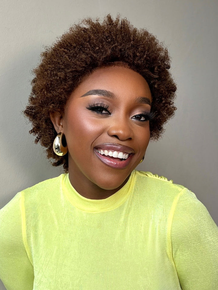 10 Inch Afro Kinky Bob Wig (13x4 Lace) | San Hair