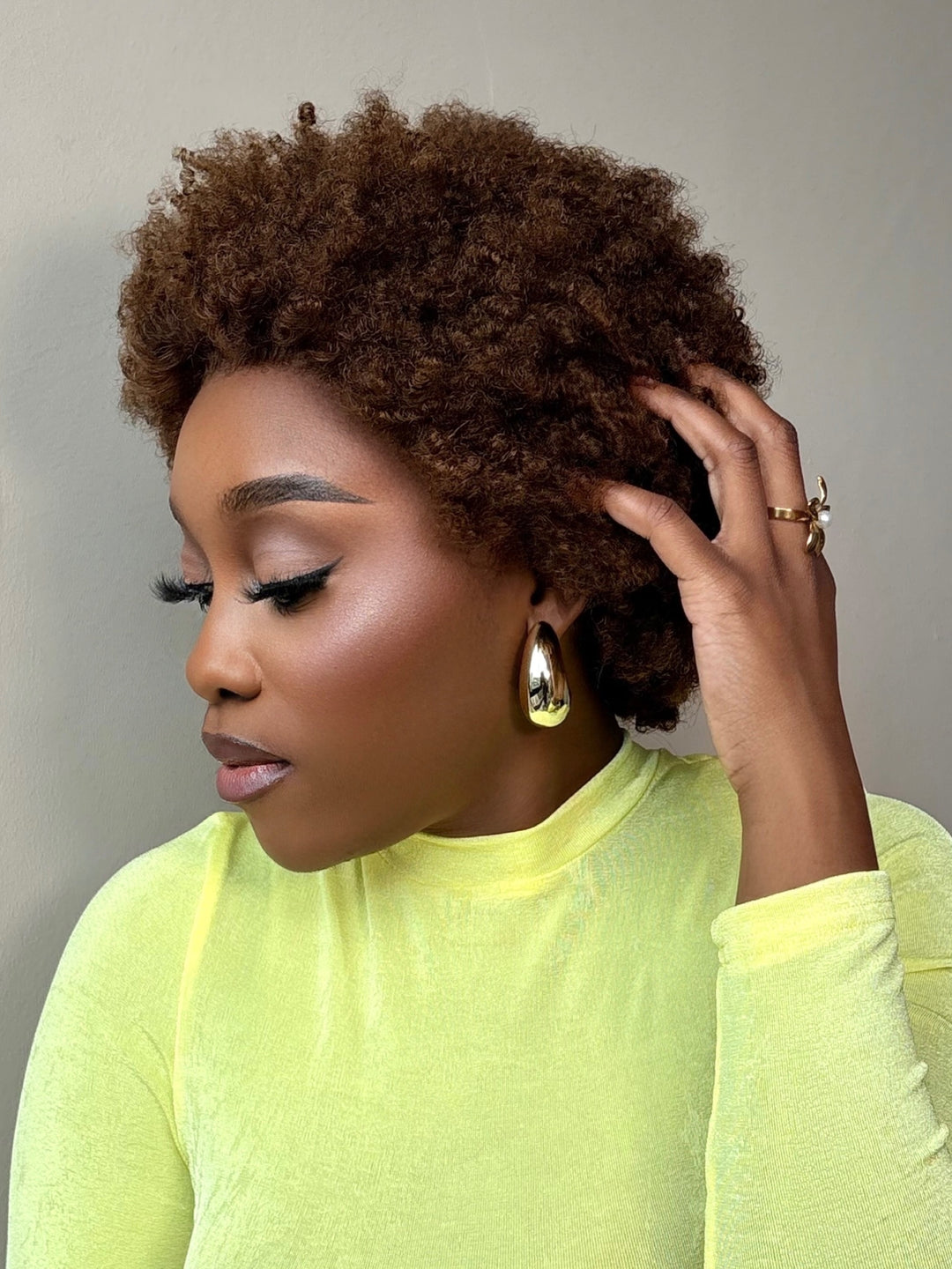 10 Inch Afro Kinky Bob Wig (13x4 Lace) | San Hair