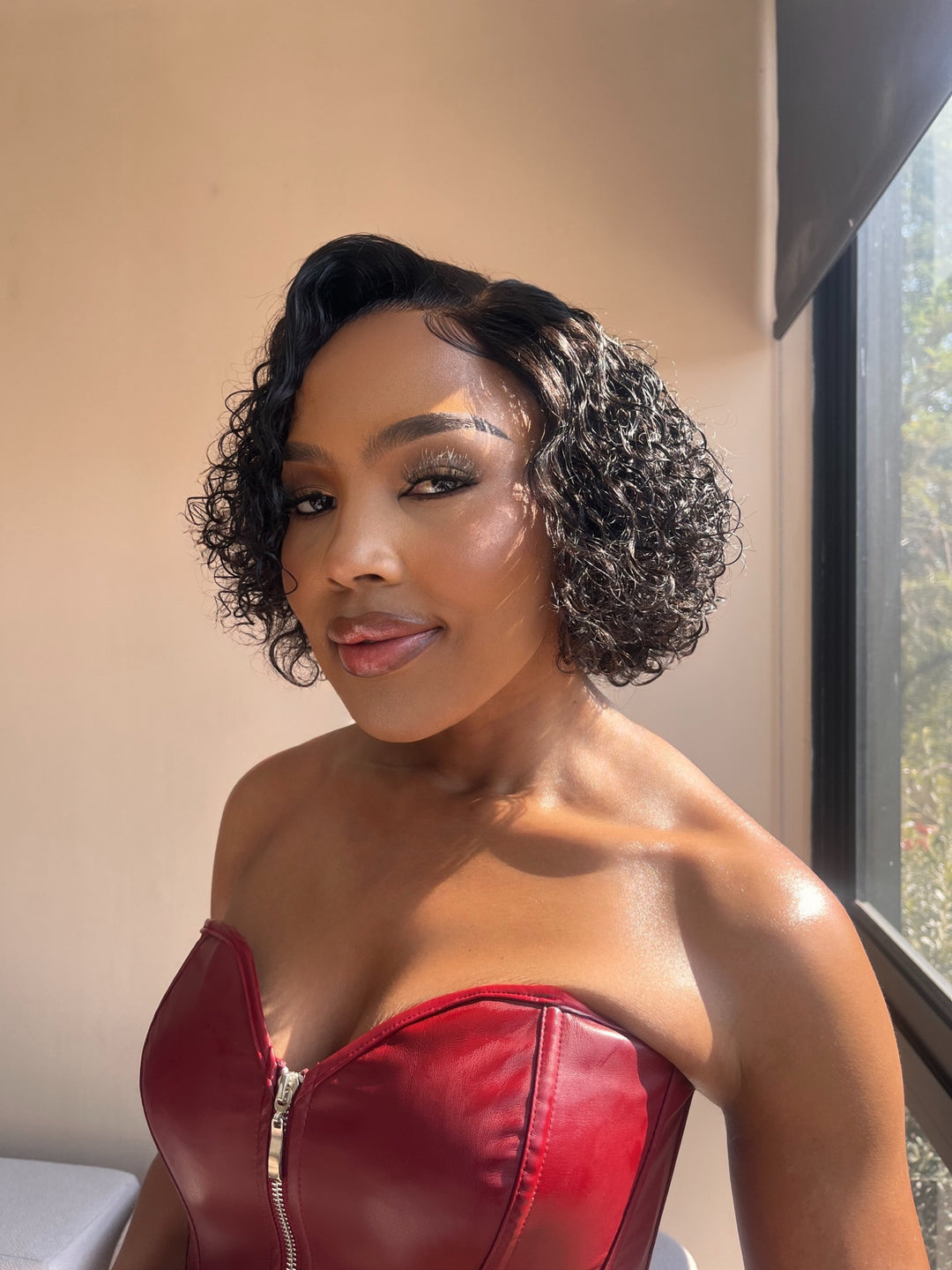 Rose Curl Double Drawn Bob Wig (10-14") | San Hair