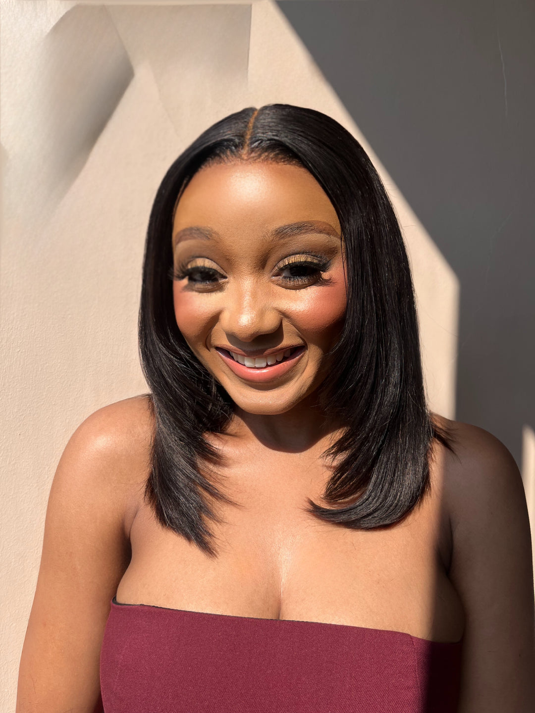 10-12" Straight Double Drawn Bob Wig- 5x5 HD Lace Closure
