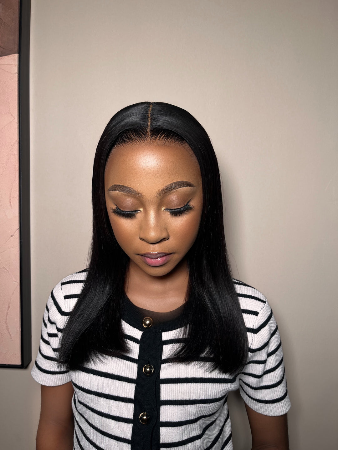 10-16" Straight Peruvian Bob Wig- 13x4 Lace Front