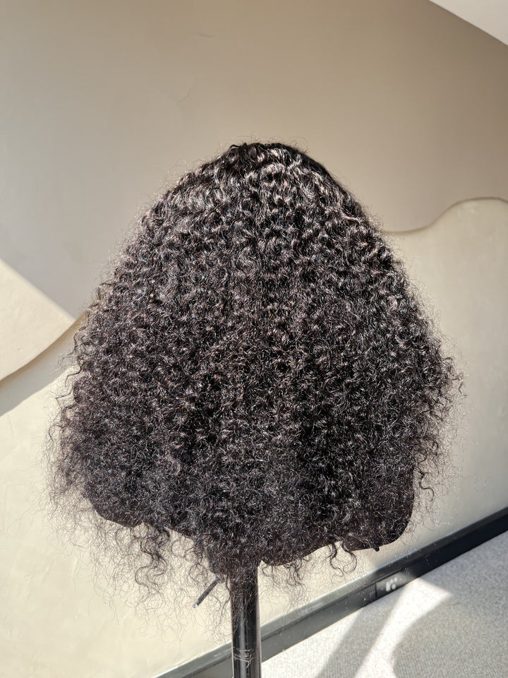 20" Italian Curl half wig| Natural