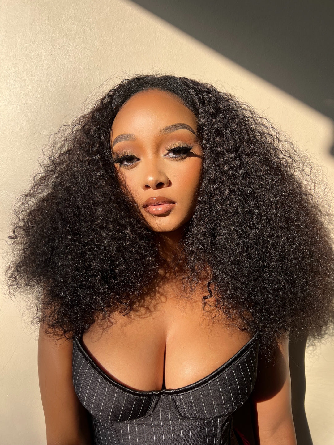 20" Rose Curl Half Wig
