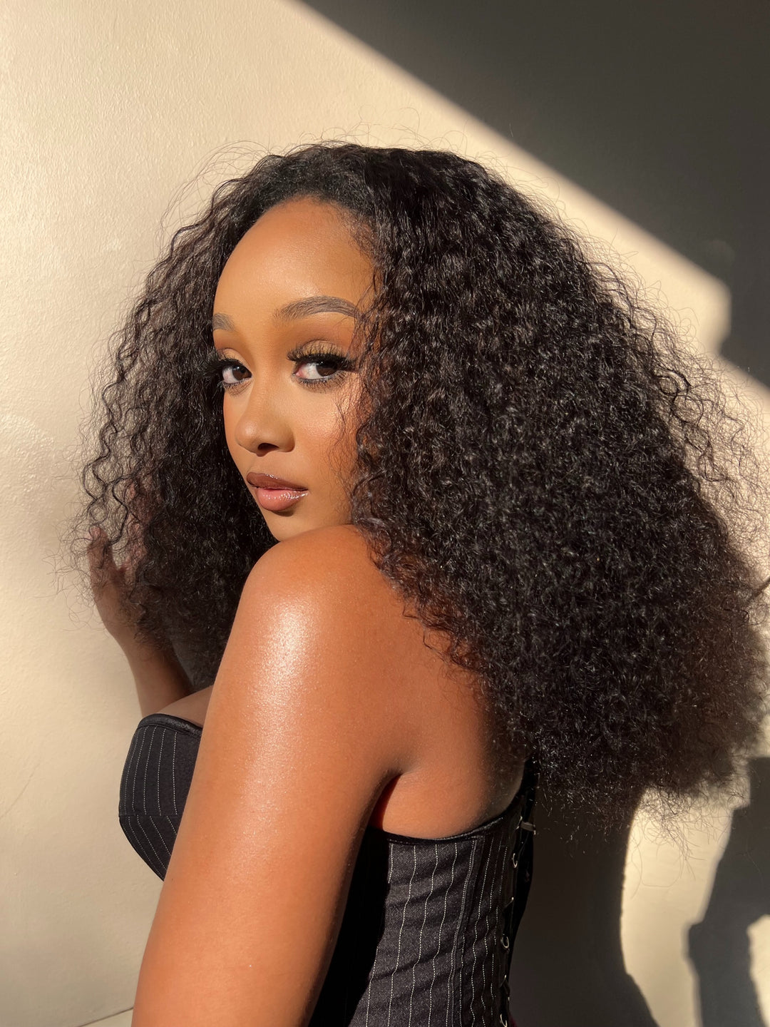 20" Rose Curl Half Wig