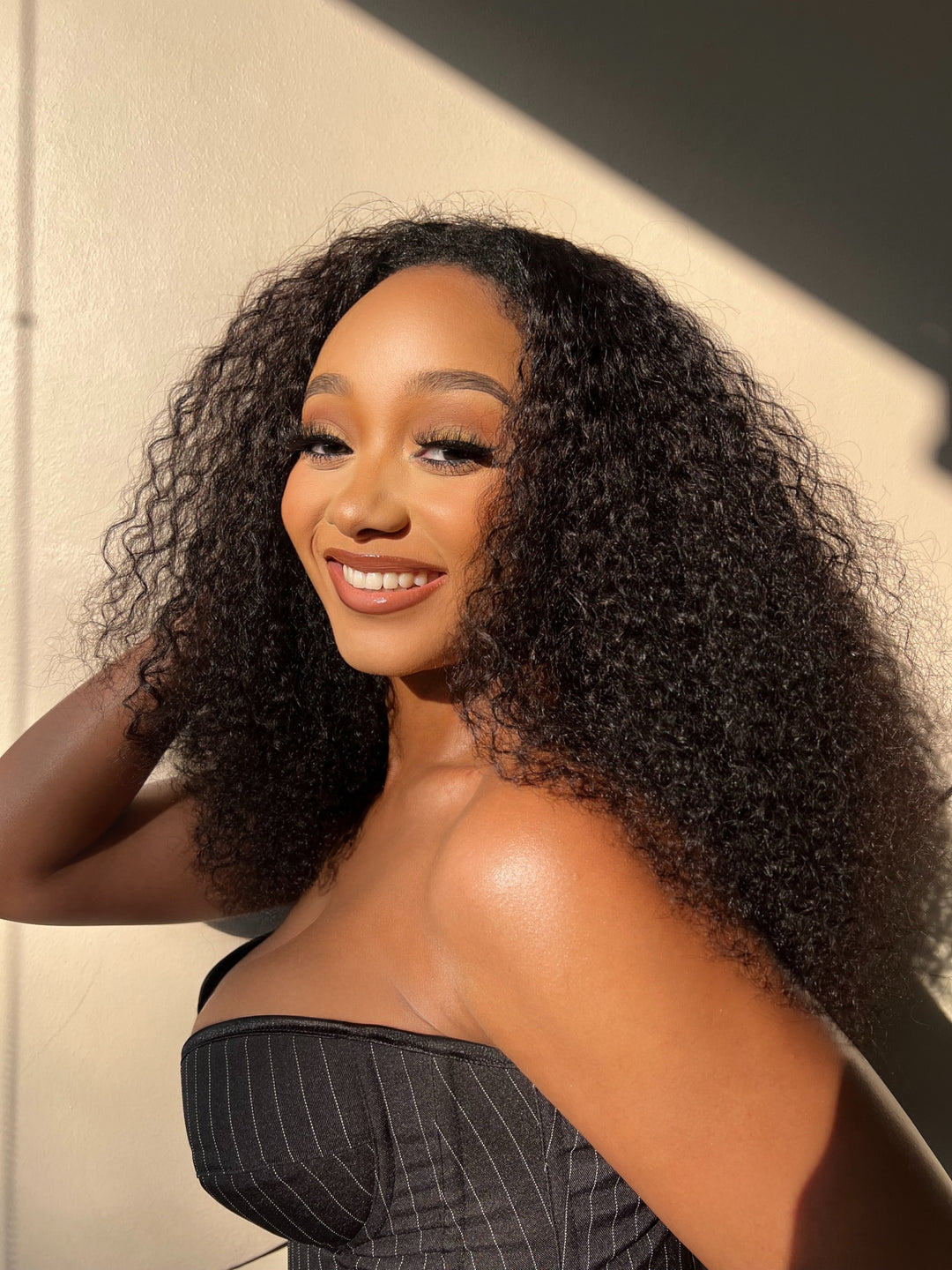 20" Rose Curl Half Wig