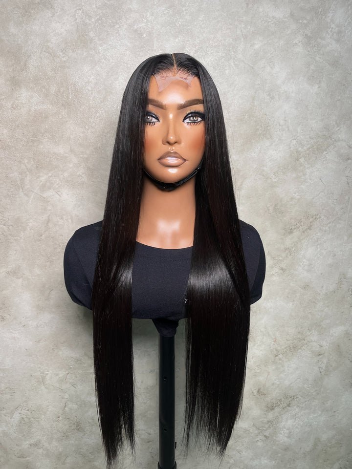 16-24" Straight Vietnamese 2x6 Wig | 100% Human Hair – Silk Base, Natural Length