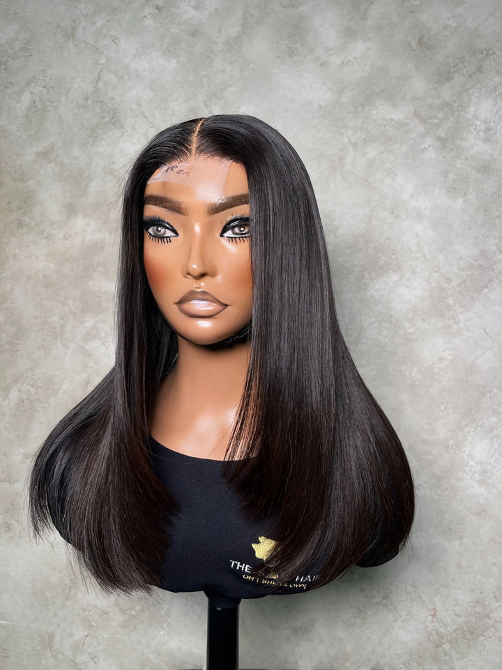 16-24" Straight Vietnamese 2x6 Wig | 100% Human Hair – Silk Base, Natural Length