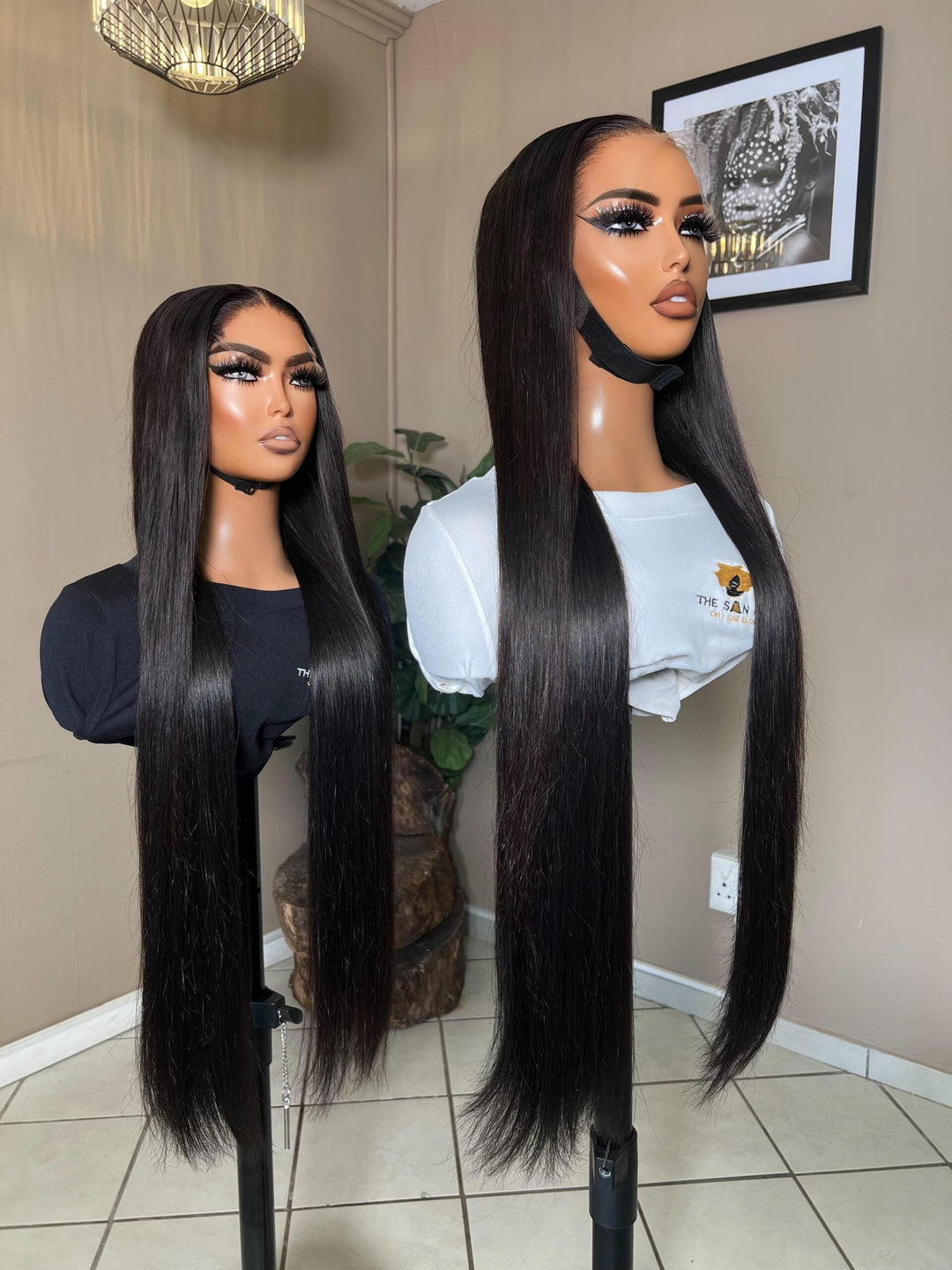 20-28" Straight Vietnamese Wig- 13x4 HD Lace Front| Black