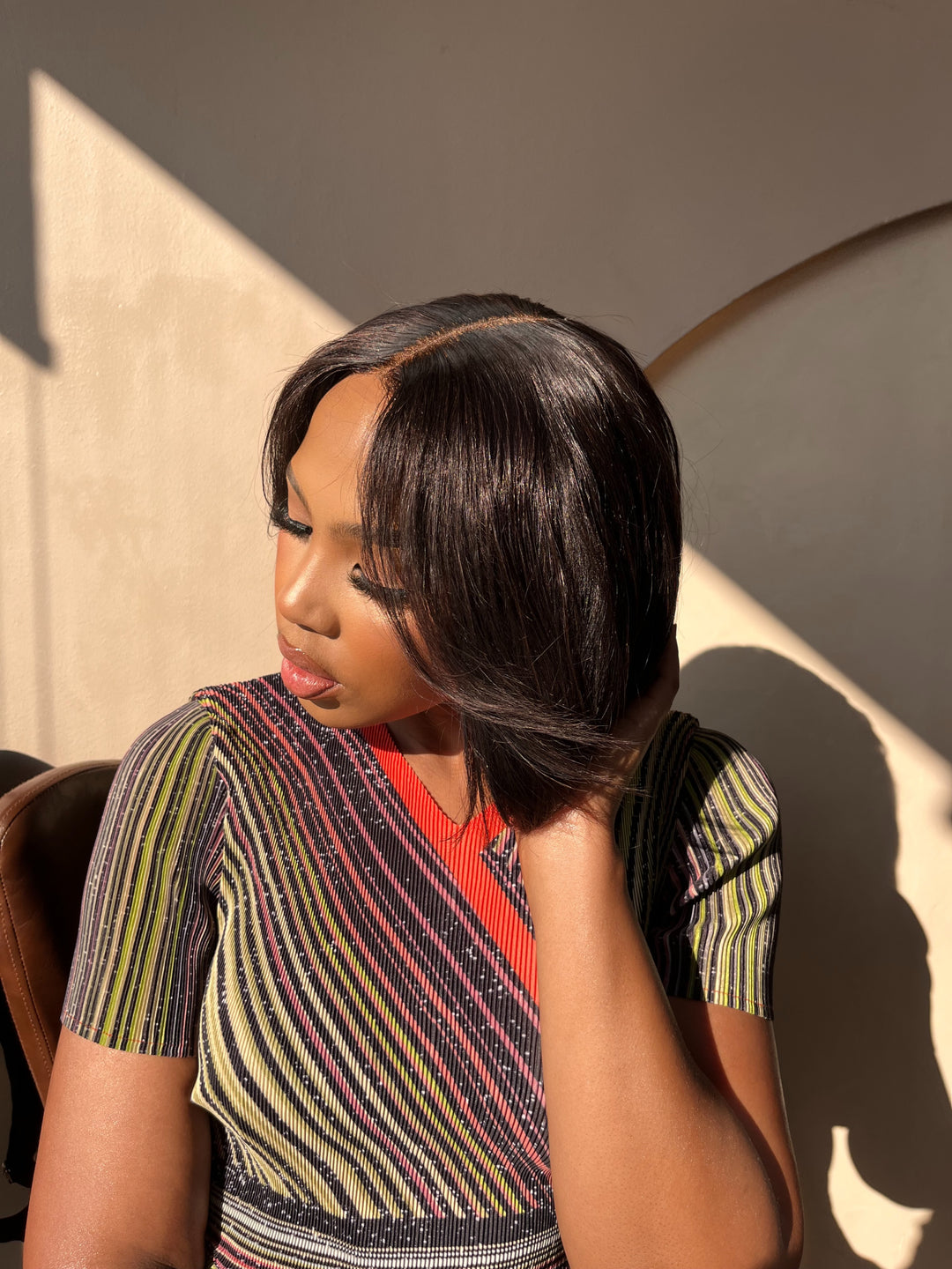 8-14" Kim K Double-Drawn Bob Wig- 2x6 Lace Closure