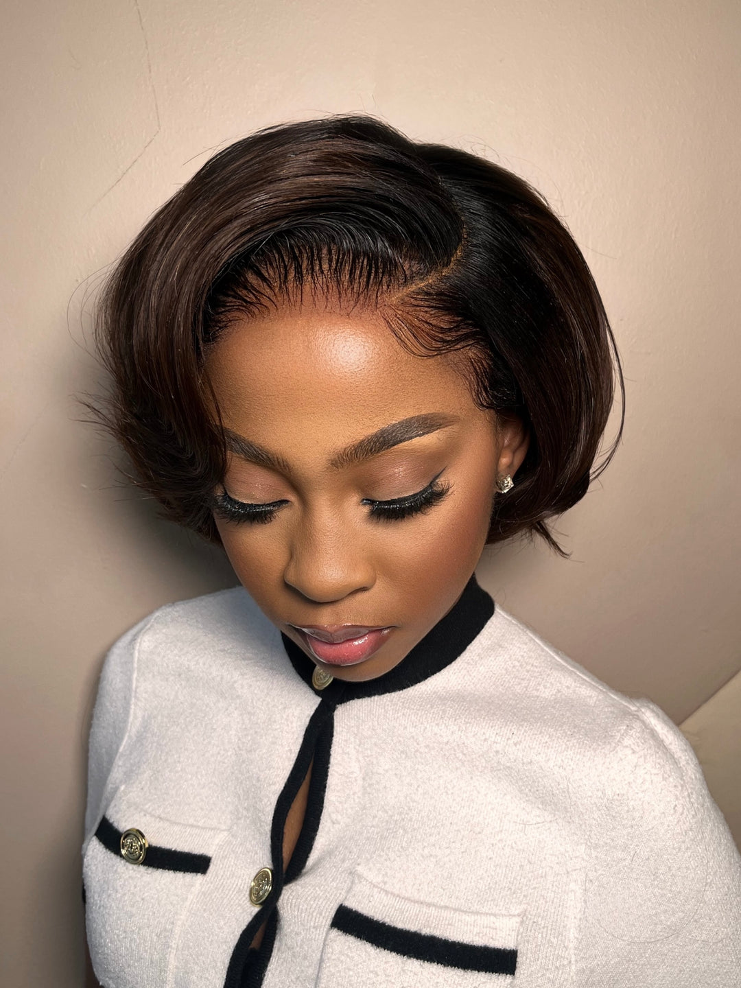 8" Straight Double Drawn Wig|5x5 Lace Closure|Tammy|Various Colours