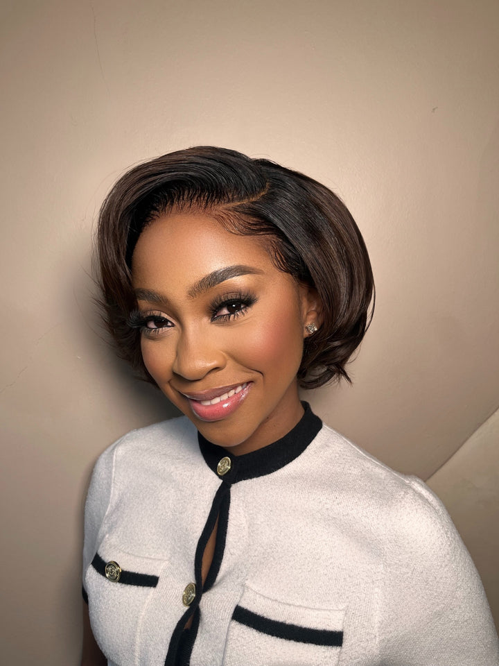 8" Straight Double Drawn Wig|5x5 Lace Closure|Tammy|Various Colours