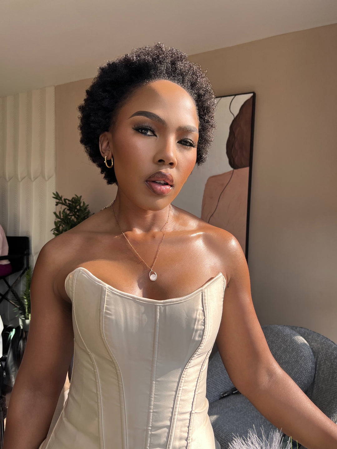 Afro kinky Half Wig