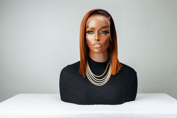 10-16" Straight Peruvian Bob Wig- 13x4 Lace Front| Various Colours