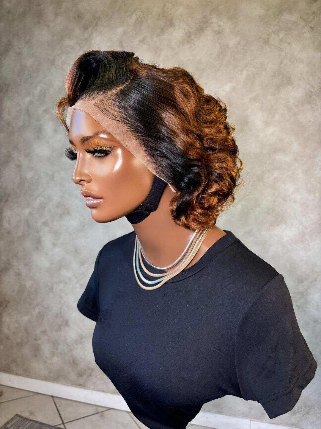 10-14" Double Drawn Vogue Bob Wig- 13x4 Lace Front| Various Colours 