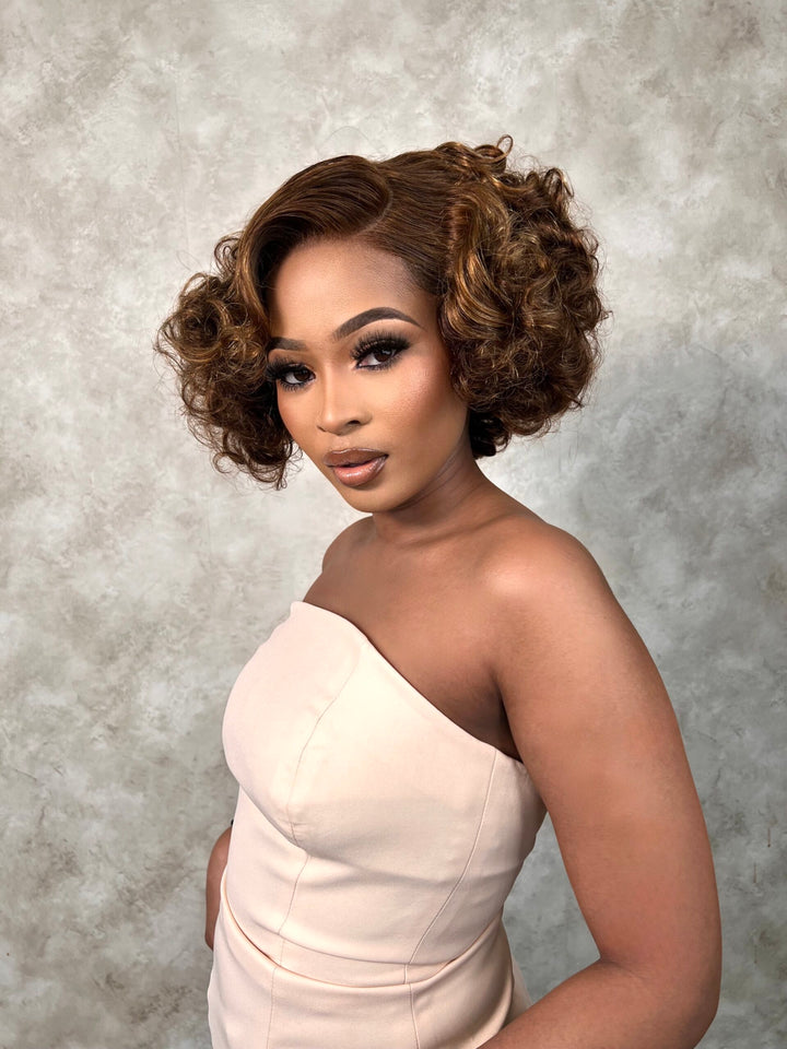 10-14" Vogue Double Drawn Bob Wig- 4x4 Lace Closure| Various Colours 