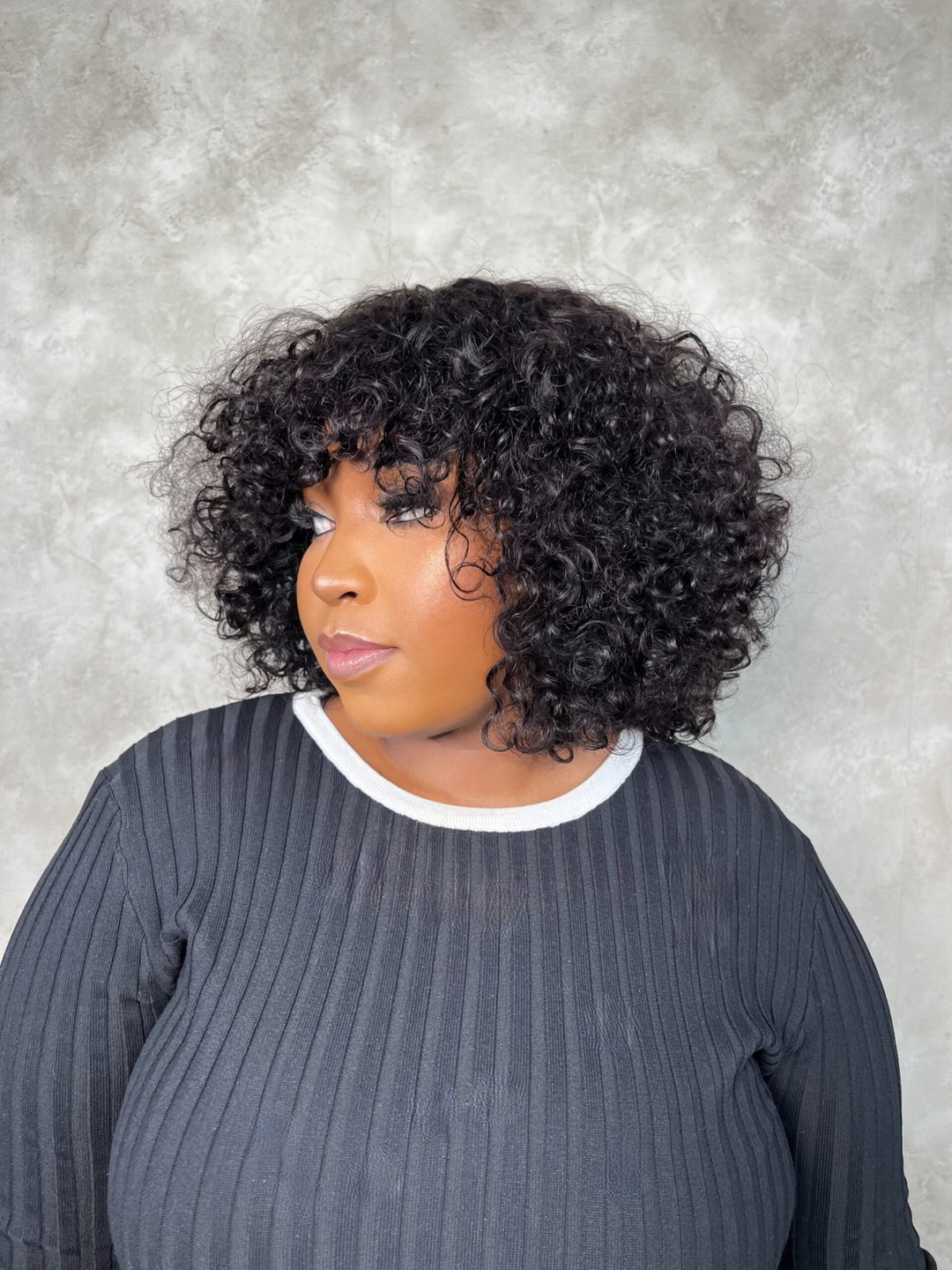 12" Rose Curl Double Drawn Fringe