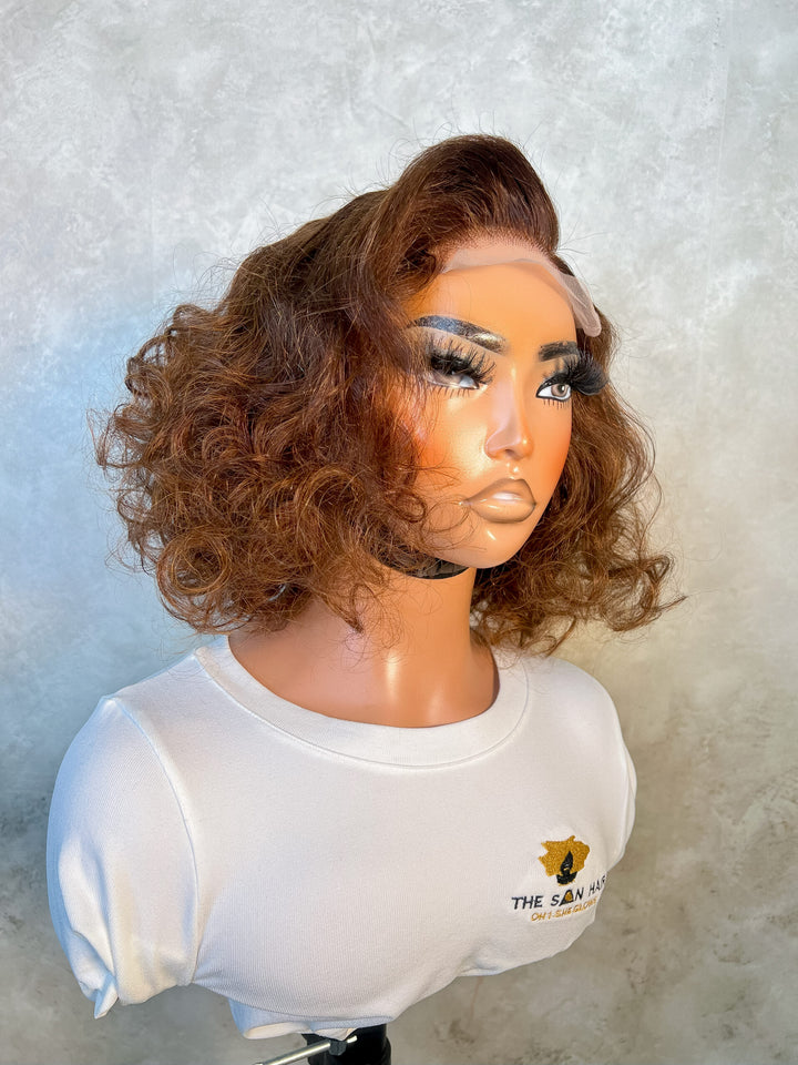 10-14" Vogue Double Drawn Bob Wig- 4x4 Lace Closure| Various Colours 