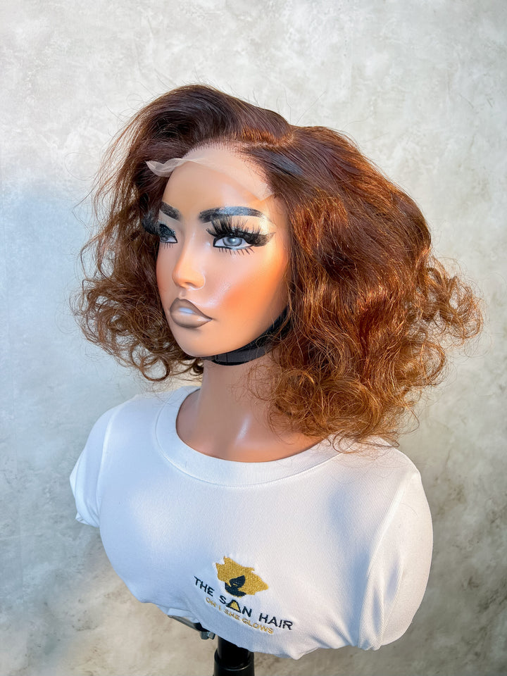 10-14" Vogue Double Drawn Bob Wig- 4x4 Lace Closure| Various Colours 