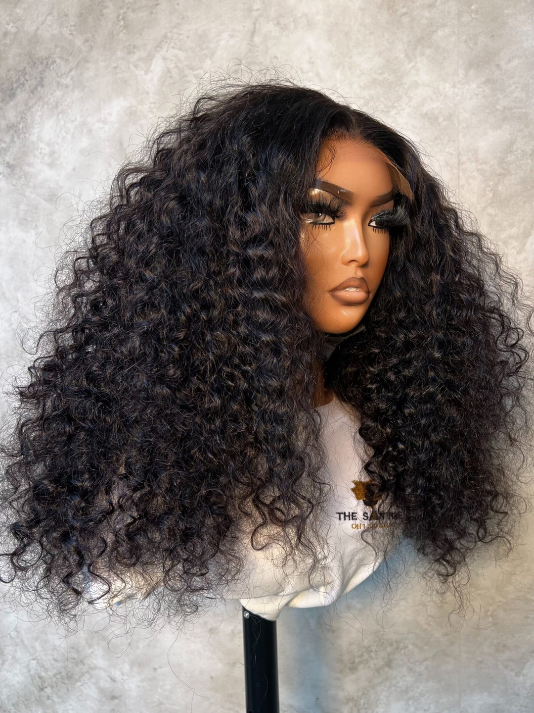 20-28" Italian Curl Double Drawn Wig- 5x5 HD| Rebecca| Black