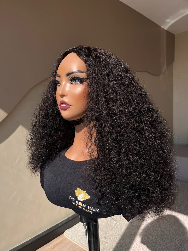 20" Rose Curl Half Wig