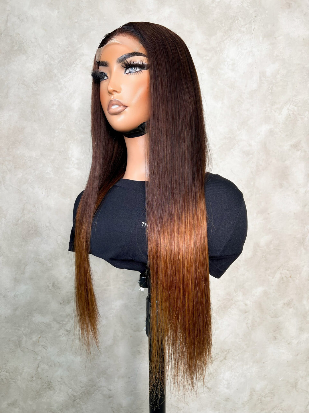 16-32" Straight Peruvian Wig- 4x4| Black