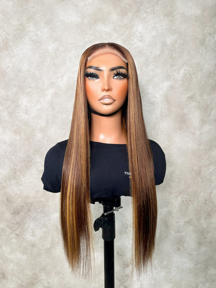 16-32" Straight Peruvian Wig- 4x4 Closure | Various Colours