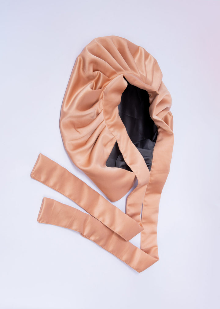 Satin Bonnet With Belt