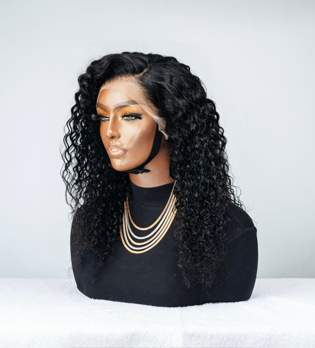 16-28" Malaysian Water Wave Wig- 13x4| Black