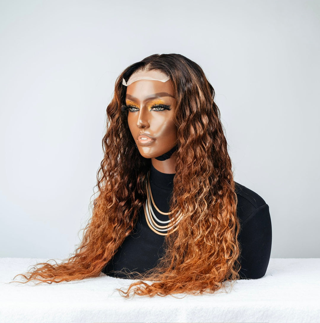 16-28" Malaysian Loose Wave Wig- 4x4 | Black