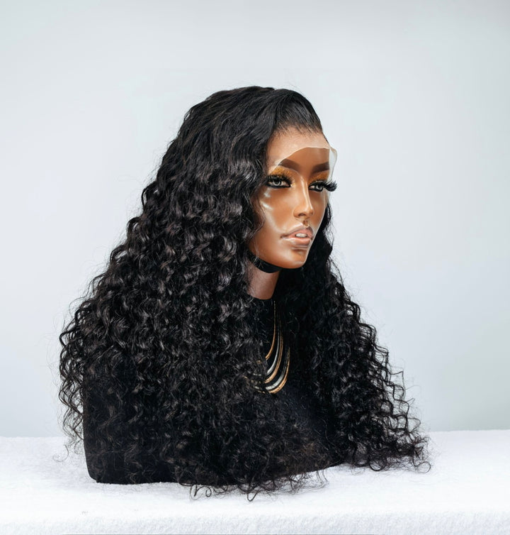 16-28" Malaysian Loose Wave Wig- 13x4 Lace Front| Black