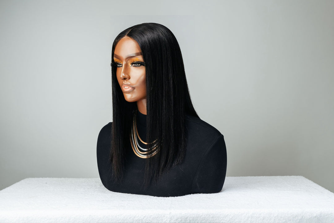 16-20" Kim K Wig- 2x6 Lace Closure| Black