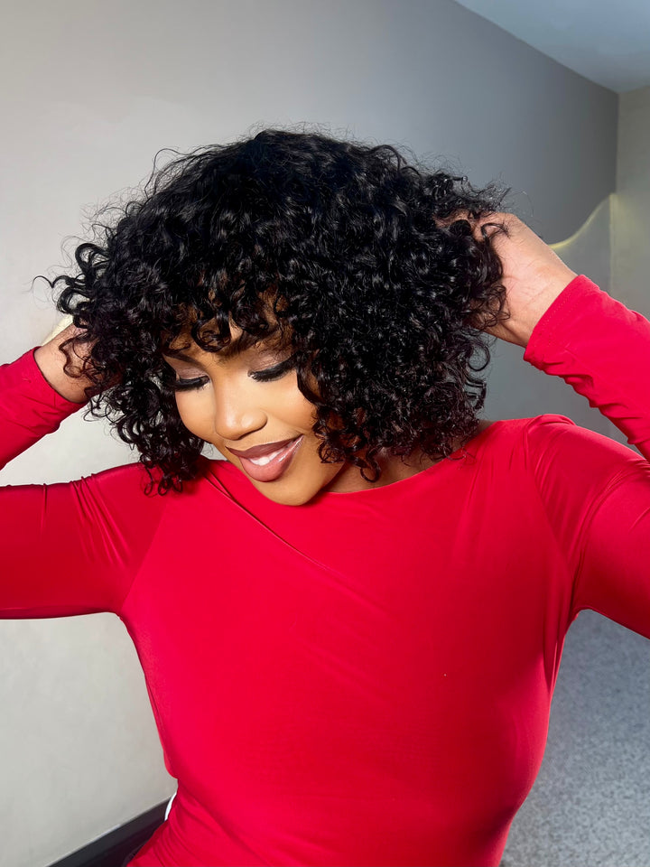 12" Rose Curl Double Drawn Fringe