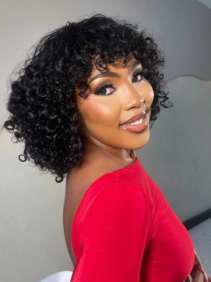 12" Rose Curl Double Drawn Fringe
