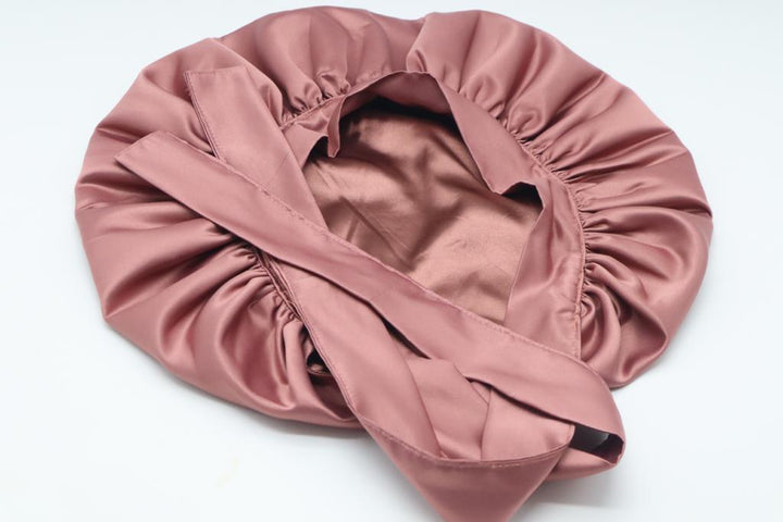 Satin Bonnet With Belt