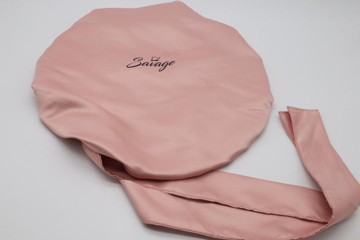 Satin Bonnet With Belt