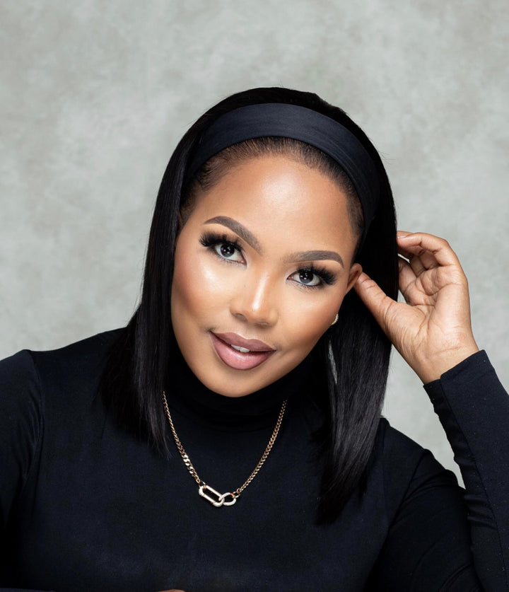 18" Straight Peruvian Headband Wig