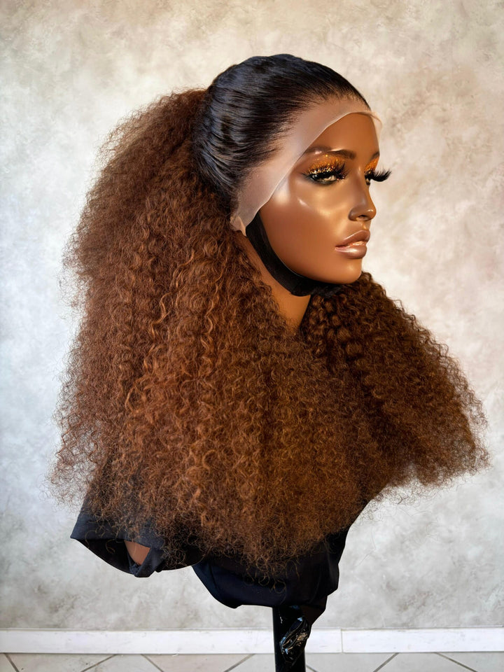 16-24" Rose Curl Double Drawn Wig- 13x4 Lace Front| Various Colours 