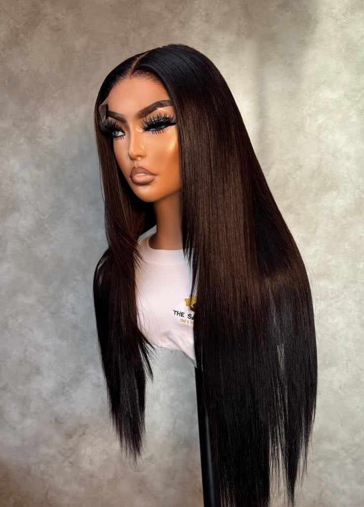 Linda Styled Wig-  Straight Double Drawn 6x7 HD Wig| Various Colours