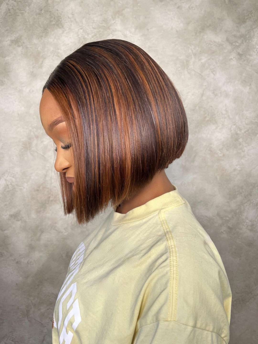 8-14" Kim K Double-Drawn Bob Wig- 2x6 Closure | Various Colours