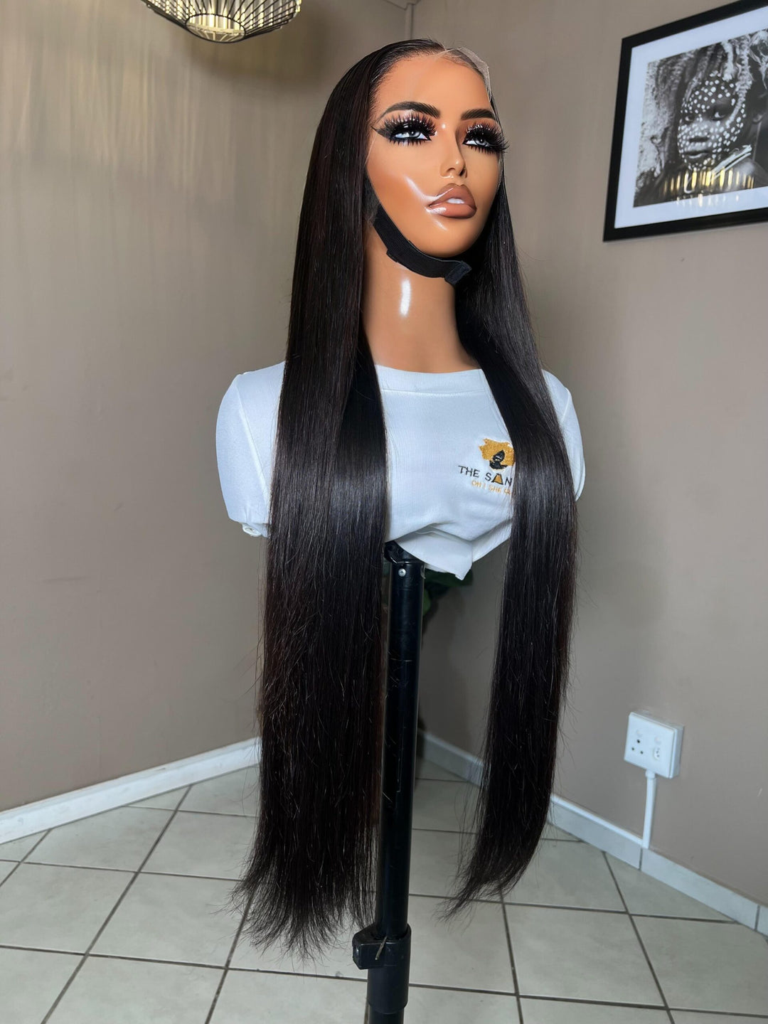 20-28" Straight Vietnamese Wig- 13x4 HD Lace Front| Black