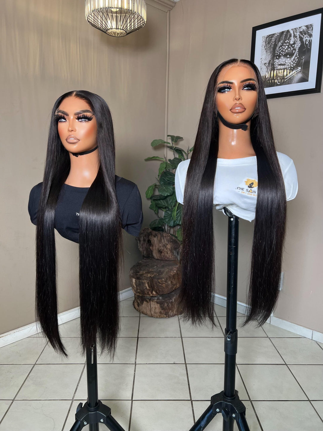 16-28" Straight Vietnamese Wig- 5x5 HD Lace Closure| Black