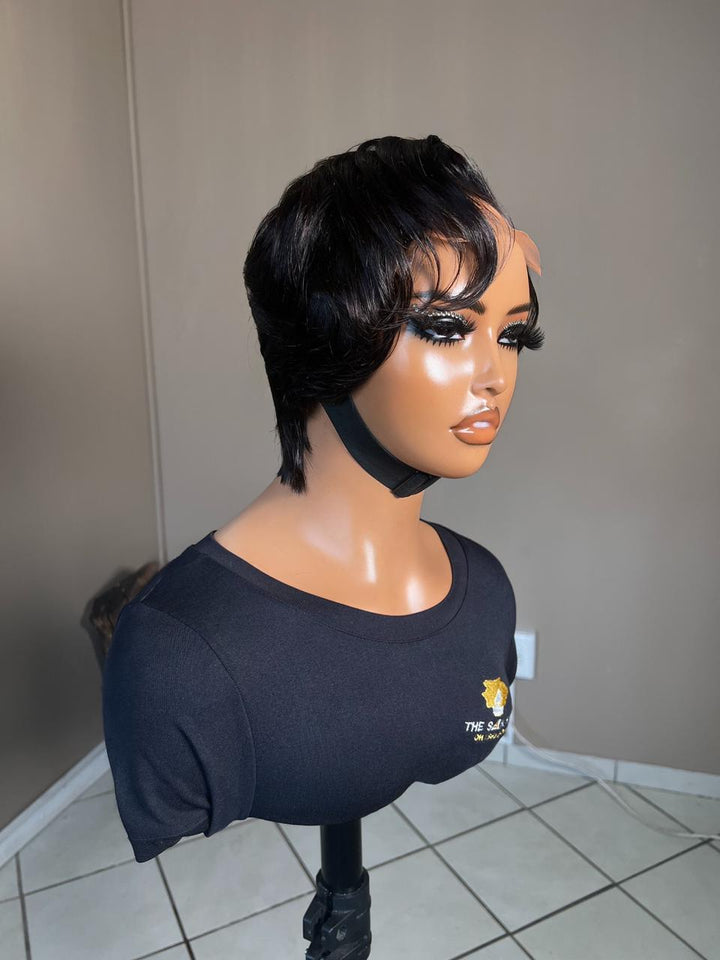 Straight Pixie Wig- 4x4 Lace Closure