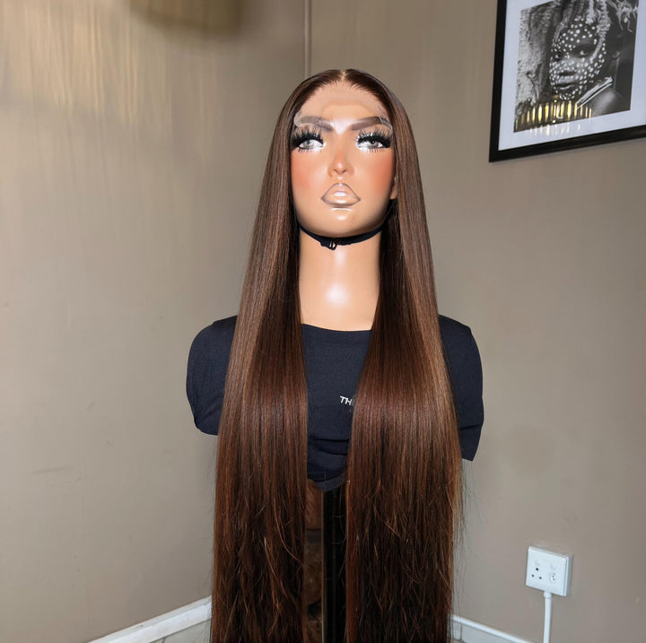 20-28" Straight Vietnamese Wig- 5x5 HD Lace Closure| Various Colours 