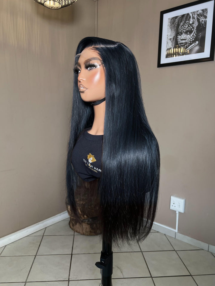 20-28" Straight Vietnamese Wig- 5x5 HD Lace Closure| Various Colours 
