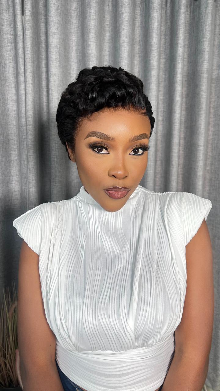 Straight pixie- 13x4 Lace Front