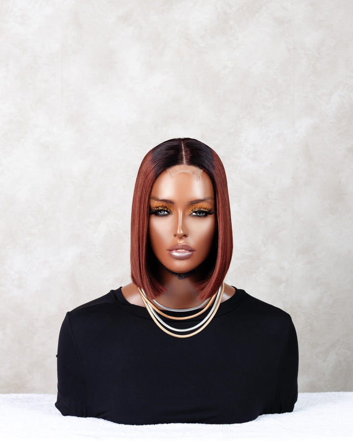 8-14" Kim K Double-Drawn Bob Wig- 2x6 Closure | Various Colours