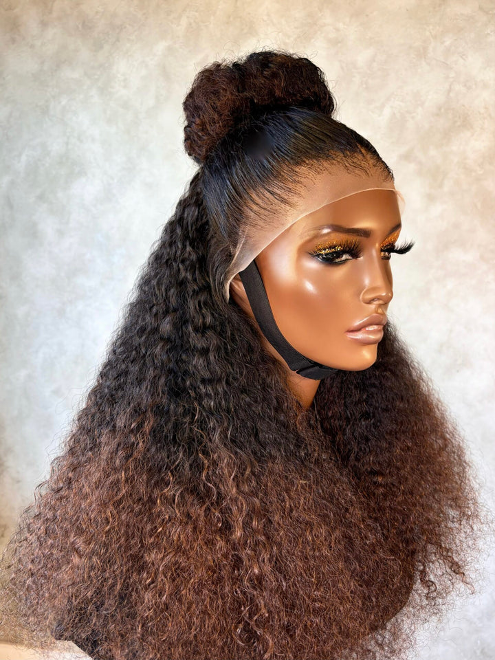 16-24" Rose Curl Double Drawn Wig- 13x4 Lace Front| Various Colours 