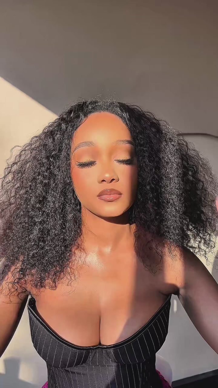 20" Rose Curl Half Wig