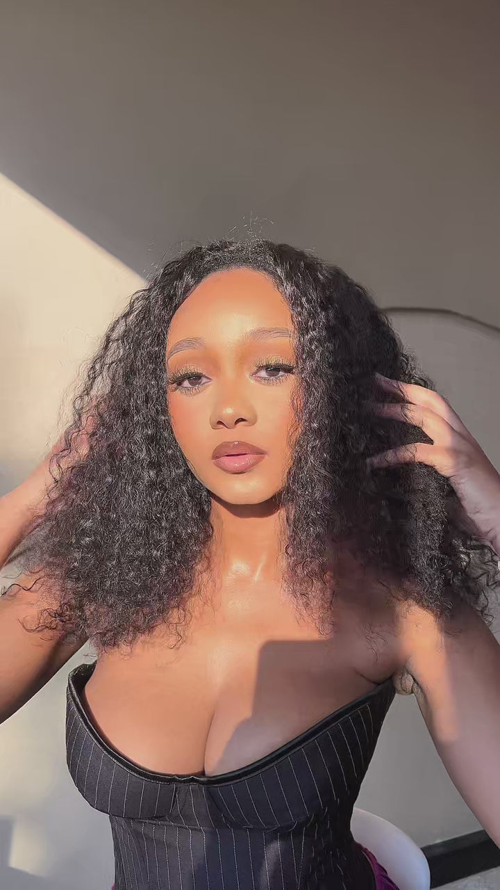 20" Rose Curl Half Wig