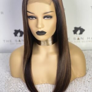 Straight Peruvian Wig (4×4) ( With Colour)